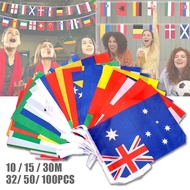 50/ 100PCS WORLD COUNTRY FLAG RENTENG FLAG 100 COUNTRY FLAG WORLD FLAG