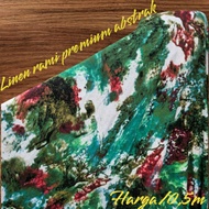 KATUN PREMIUM LINEN RAMI FABRIC WITH ABSTRACT MOTIF - LINEN FABRIC WITH ABSTRACT MOTIF - COTTON FABR