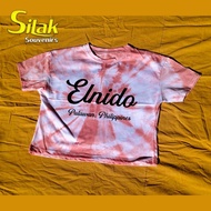 Elnido Palawan Philippines Tie dye Crop tops for Women