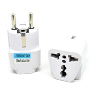 [200gr] E155 | OVER PLUG Travel Adapter 3-Prong to 2-Prong Over Plug 3-Pin UPS JSS
