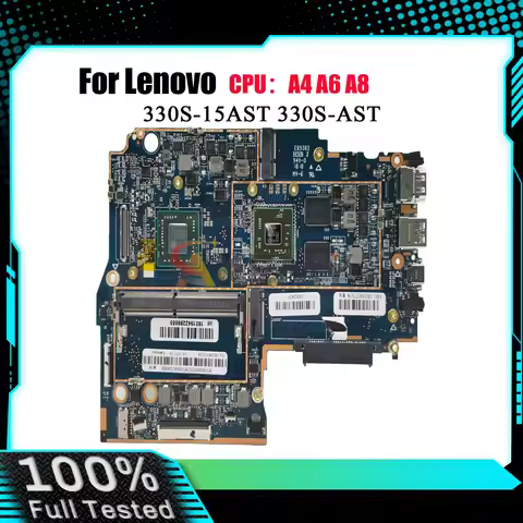 Laptop Motherboard 330S-15AST For Lenovo Ideapad 330S-15AST With AMD A4 A6 A9 CPU R530 2GB GPU 4GB R