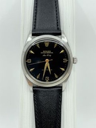 Rolex 5504 Air-King Super Precision 3-6-9 Black Gilt Dial