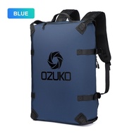 OZUKO Fashion Outdoor Motorcycle Men Backpack Large Capacity Waterproof Travel Bags