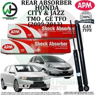 Honda City TMO & Jazz GE TFO Rear Gas Shock Absorber APM *Original* (2009-2013)