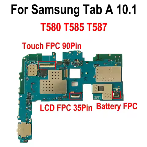 Display LCD FPC Connector For Samsung Galaxy Tab A 10.1 SM-T580 T580 T585 T587 Battery Touch FPC Con