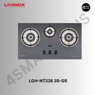 【𝐢-𝐒𝐲𝐧𝐜】LIVINOX Cooker Hob LGH-NT338 3B-GR / LGH-588T 2B-FG / LGH-688T 2B-FG Safety Device / 2 Burne