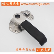 KL81 Seafood Cabinet Door Stainless Steel Black Handle Steaming Rice Cabinet Knob Oven Rotating Hand