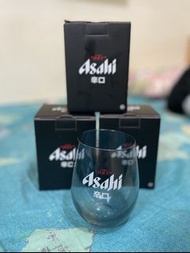 [限量出售] Asahi Super Dry 辛口 黑色透明玻璃啤酒杯 啱曬飲啤酒