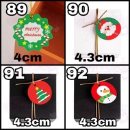 [SG SELLER] [FREE SHIPPING] Gift Tags Thank you Tag Mini Card Note Goodie Bag Christmas Xmas Door Gift Birthday Party