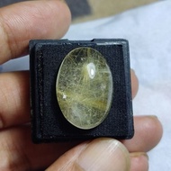 Rutilated quarts Gold Hair Motif Stone natural