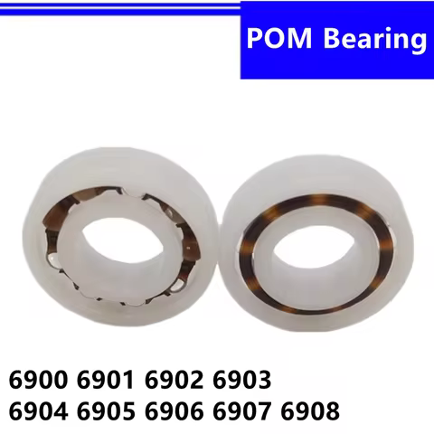 20pcs Plastic Bearing 6900 6901 6902 6903 6904 6905 6906 6907 6908 POM Nylon bearings