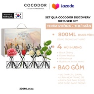 Set Quà 4 Lọ Tinh Dầu Tán Hương Cocodor - Khám Phá Thế Giới Cocodor Discovery Diffuser Set