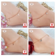 GK 002 Xuping Premium Anklet Imitation Gold Jewelry for Adult Women Xuping Gold Anklet Foot Accessor