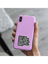 1PC 3" Removable Outdoor Waterproof Vinyl Sticker - "The Fact That There's A Highway To And Only A S