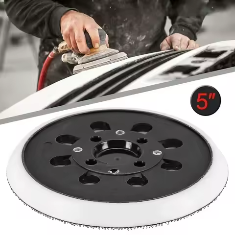 5 Inch 125mm Backing Pad Sanding Pad For Bosch PEX 300 AE 400 AE 4000 AE Ecoflow Tools Dremel Festoo