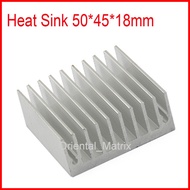 Free Shipping 5pcs HeatSink Heat Sink Radiator 50x45x18mm Small Radiator Cooler - Silver