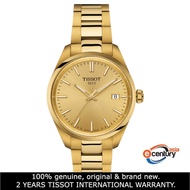 Tissot T150.210.33.021.00 Women Quartz T-Classic PR 100 Gold-Tone Stainless Steel Bracelet Watch (34mm)
