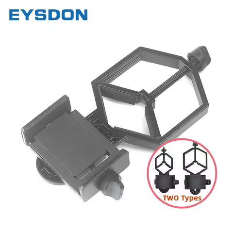 EYSDON Universal Metal Telescope Smart Phone Adapter Mount for Binocular Monocular Spotting Scope Te