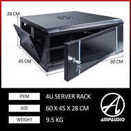 AmpAudio 4U Server Rack Wall Mount Server Rack (FREE TRAY)