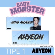 HAND BANNER BABY MONSTER DRIP 2SI BABYMONSTER KPOP UNOFFICIAL HARAM PRAHITA RORA AHYEON ASA RUKA