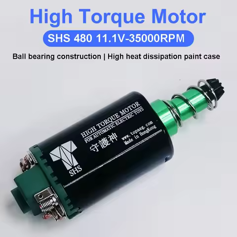 Brave 35000rpm SHS AEG Motor High Torqub Motor 11.1V 35000 Twist Type Speed Motor long Axle Airsoft 