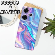 G22 - XIAOMI Case Latest F6 5Gpoco 2024 - Flexible rubber material - RAINBOW MOTIF - XIAOMI silicone