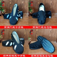 Wudang Tai Chi Cloud Hook รองเท้าผู้ชาย ผู้หญิง ออกกําลังกายตอนเช้าผ้าใบศิลปะการต่อสู้ Kung Fu รองเท