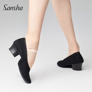 513Sansha Dance Shoes Sansha Cloth Representative Shoes Gymnastic Soft Shoes Teachers Shoes 4.0CM CL