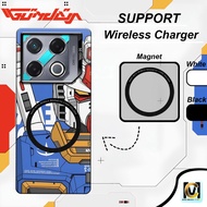 Case So Cool Support Wireless Charger Infinix GT 20 Pro & Infinix GT 10 Pro Latest 2025 Gundam Motif