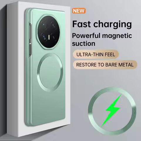 For Honor Magic V6 Ultra Thin Matte for Magsafe Magnetic Case for Honor Magic V5 Wireless Charging F