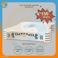 Power Amplifier 4 Channel Class D Double LPF 