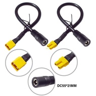 BT XT30 Male To DC5521 Female Power Cord For Fatshark Skyzone Video Glasses