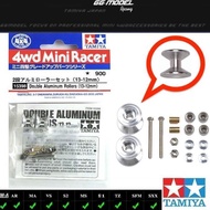 TAMIYA 15398 DOUBLE ALUMINUM ROLLERS 13-12MM