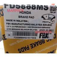 Honda City GM6 Jazz GK CRZ Freed brake pad front FBK