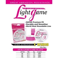 ASUKA LIGHT GAME STRING X9 200M, 0.2, 0.3, 0.4, 0.5