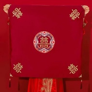 Straw Straw bundle cloth Wedding Baggage Leather Bride High-End Embroidered Baggage cloth Wedding Mu