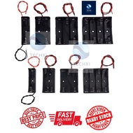 Battery Holder 1 / 2 / 3 / 4 Slot AA AAA 18650 3.7V / 7.4V / 6V / 9V with Wire Lead / Battery Casing