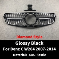 Front Hood Grille Bumper Grill Tuning Trim Accessories For Mercedes Benz C W204 C43 GT AMG Diamond C