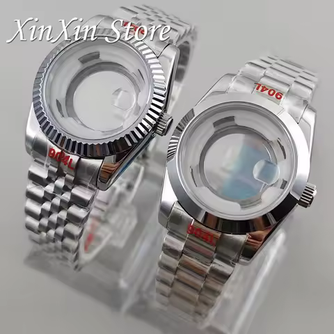 31mm NH05 Watch Case For Girl Woman Datejust Watch Accessories 904L Steel Fit NH05 NH06 Movement 24.