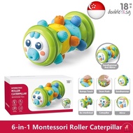 Baby Toys 6-in-1 Montessori Roller Caterpillar - Baby Educational Toys for 0 Months and above - Baby