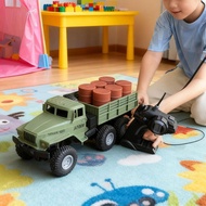 6-Wheel 4WD Rock Climbing Remote Control Truck Lights Sounds Indoor Outdoor Off-Road Adventure Toy R