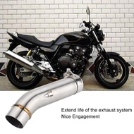 【สิ่งดีๆแนะนำ】Motorcycle Modification Exhaust Vent Middle Link Pipe for Honda CB400