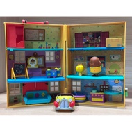 ((Second-Hand Toys) HEY DUGGEE Archie Kindergarten Portable Vacation Cabin Set Scene Toys
