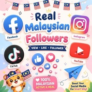 MY Engagement Support Package  Fb/ Ig/ TT/ TLG/YT Follower