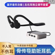【促銷】骨傳導助聽器年輕人重度耳聾耳背骨感傳導無線耳機二合一