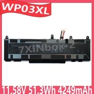 WP03XL 11.58V 51.3Wh 4249mAh Laptop Battery For HP EliteBook 830 835 840 845 860 865 G9 G10 x360 104