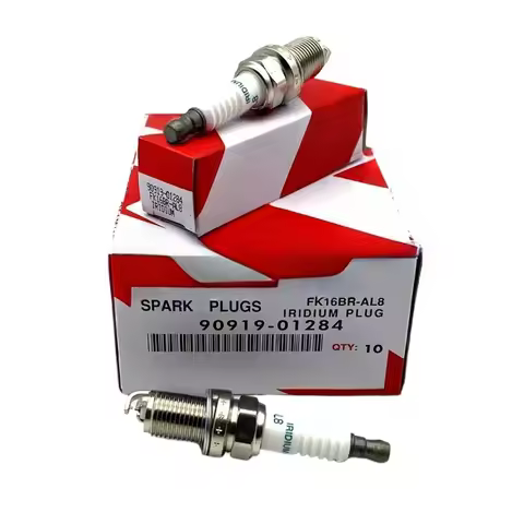 4pcs 90919-01284 FK16BR-AL8 Dual Iridium Spark Plug For Toyota Corolla Yaris Sienta Vitz Prius C Aqu