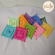 Spider Web Baskets (10 Pieces) Wool Isan Bowls Auspicious