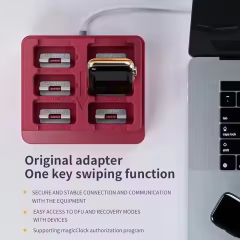 XINZHIZAO MagicAWRT 6in1 Ibus Magic Awrt Adapter Restore Tool for Apple Watch S0 S2 S3 S4 S5 S6 38mm