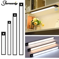 Led Night Light Under Cabinet Lights Motion Sensor Light for Closet Kitchen Magnetic Night Lamp with Rechargeable Battery